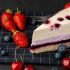 souffle cake with berries